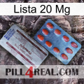 Lista 20 Mg 36